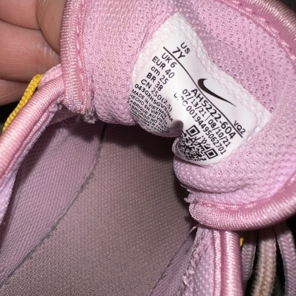 Nike air max axis gs big kids activewear sneakers pink 7Y running gym athleisure - Picture 7 of 9